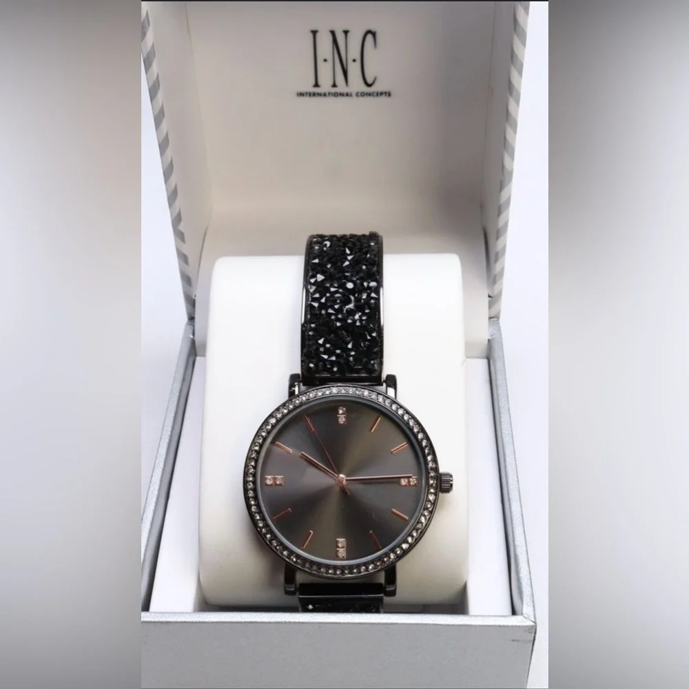 NIB Women's Druzy Stone Bracelet Watch